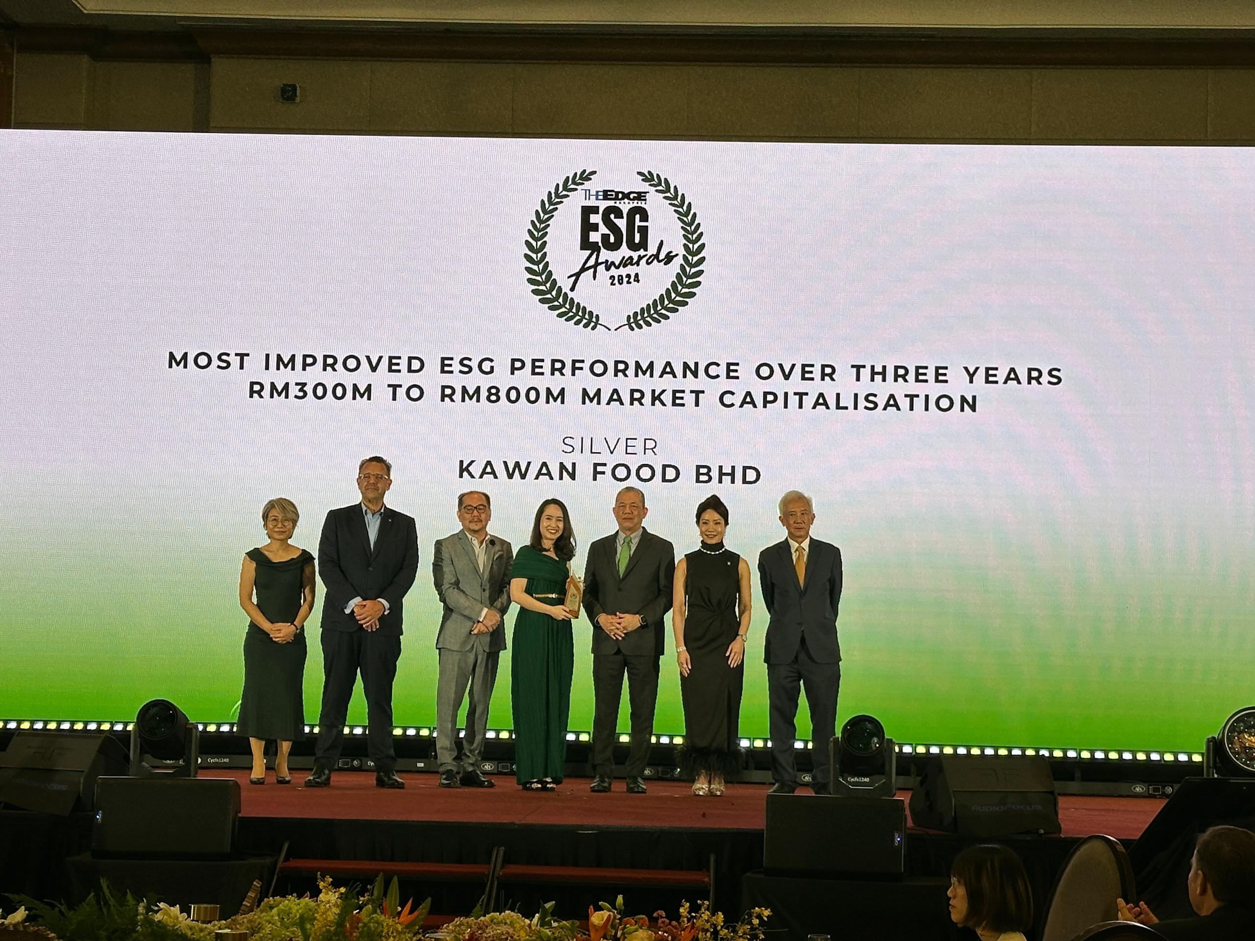 Kawan food’s commitment to sustainability earns silver award for most improved esg performance | weirdkaya