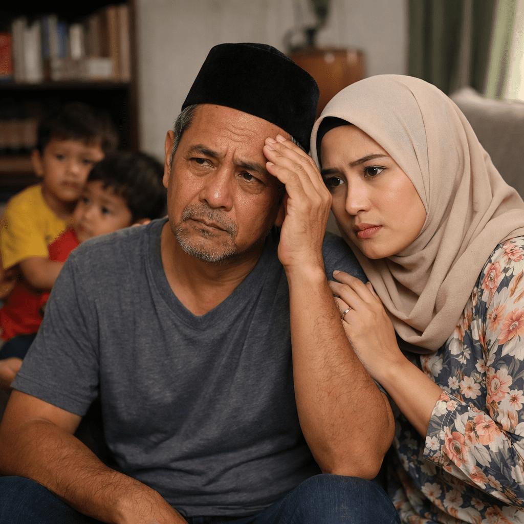 Dad struggling with new family