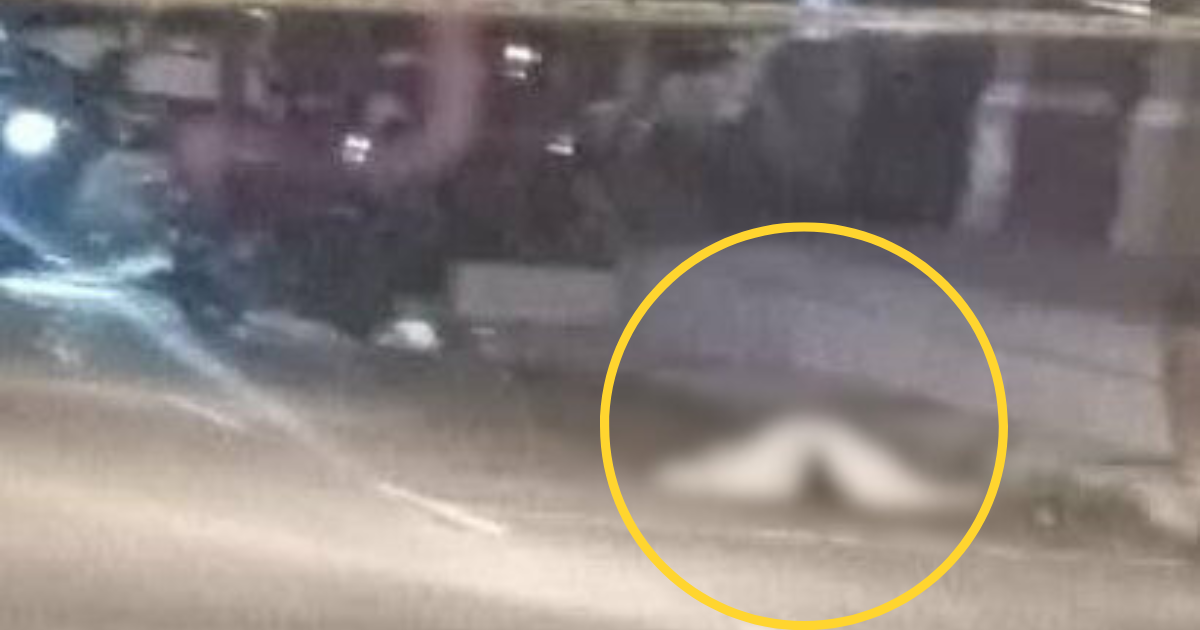 dead body on the spot