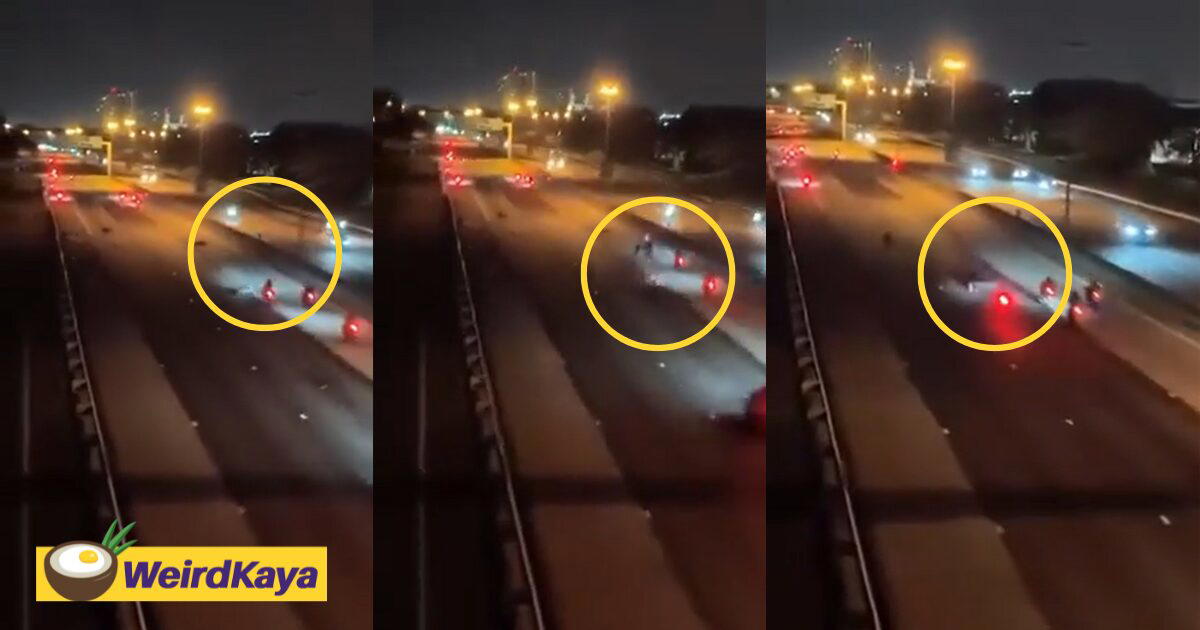 15yo M'sian Teen Killed After Getting Run Over By 2 Motorcycles In Illegal Race On Kesas Highway | WeirdKaya