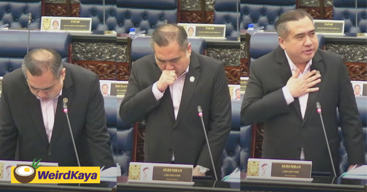 Dewan rakyat briefly disrupted after anthony loke experiences breathing issues | weirdkaya