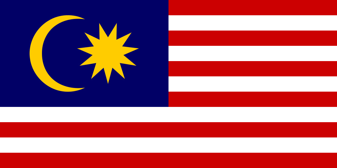 Jalur gemilang with 12 stripes