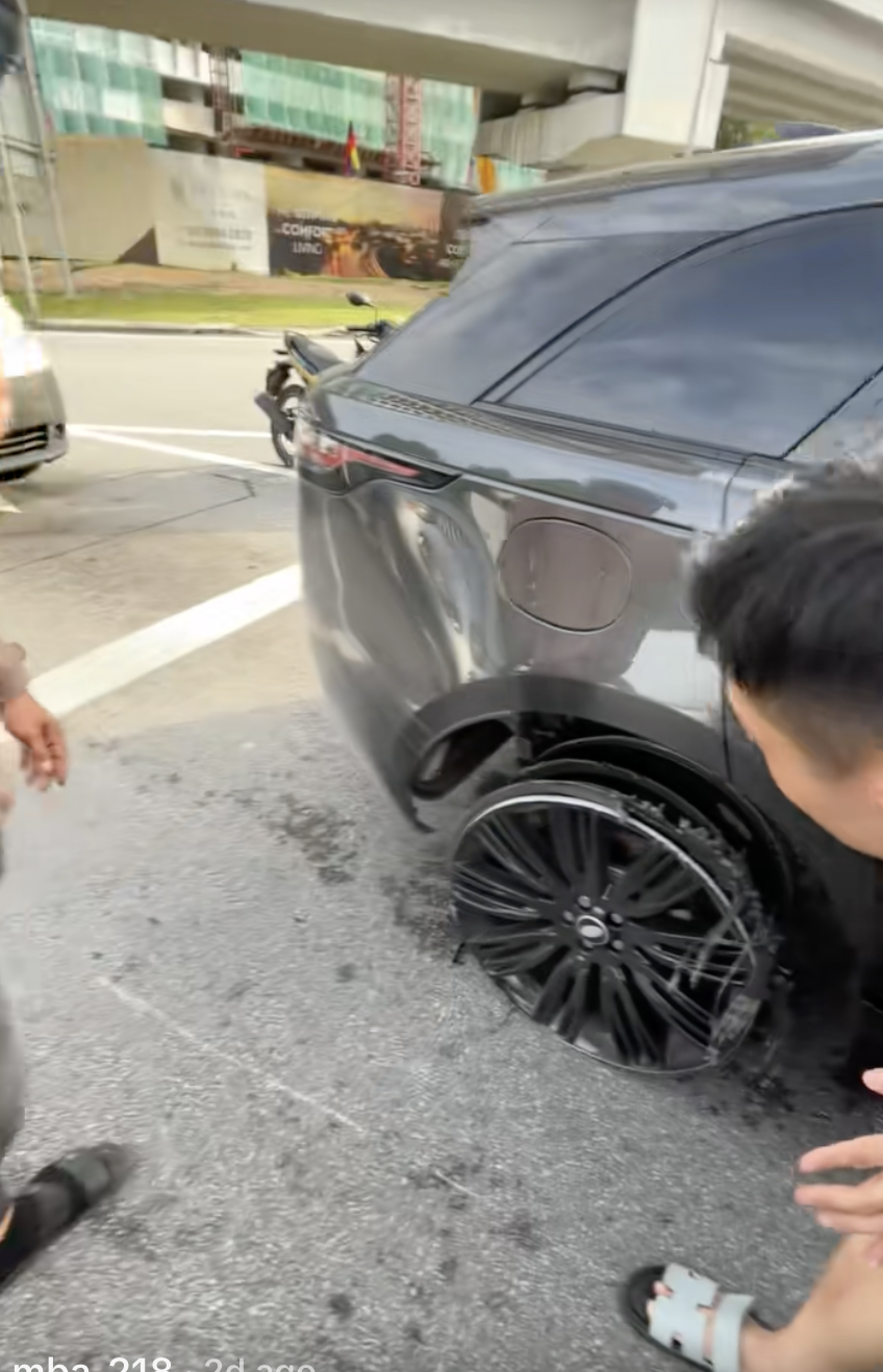 Disoriented M’sian Man Drives His Range Rover With Broken Tyre, Turns Himself In & Tests Positive For 3 Drugs 2