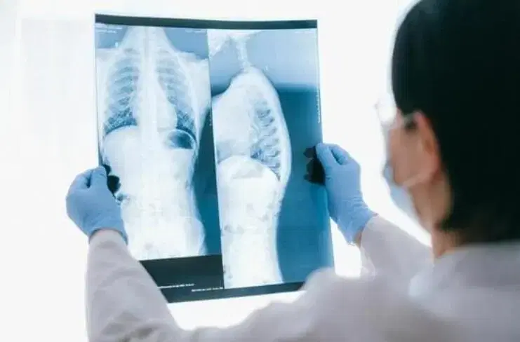 Doctor doing an X-ray