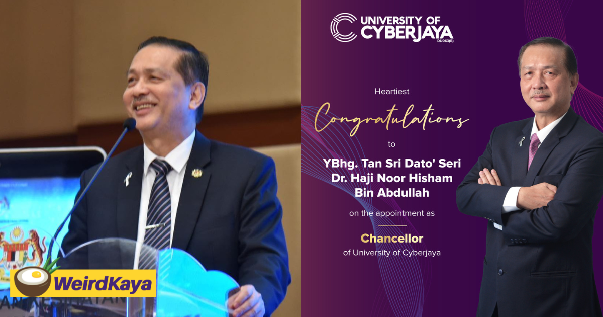 Dr. Noor hisham takes on new role as chancellor of university of cyberjaya | weirdkaya