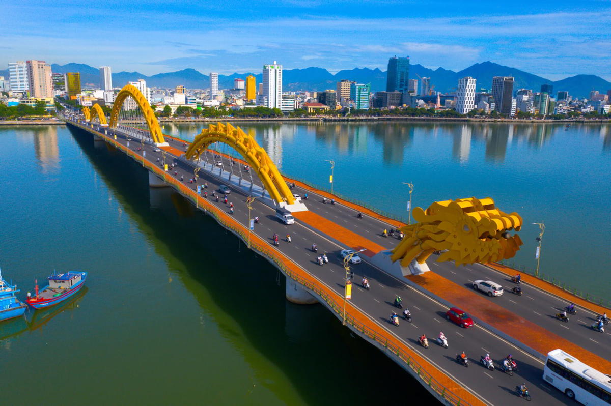 Danang city bridge