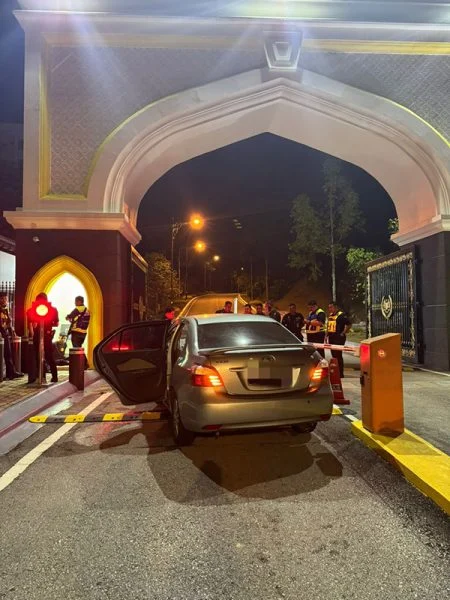 Drunk driver at Istana Negara