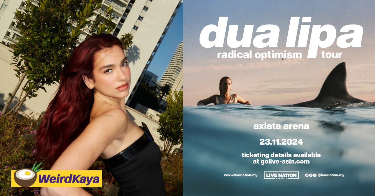 Dua Lipa's Coming To KL On Nov 23 For Her Asia Tour At Axiata Arena 