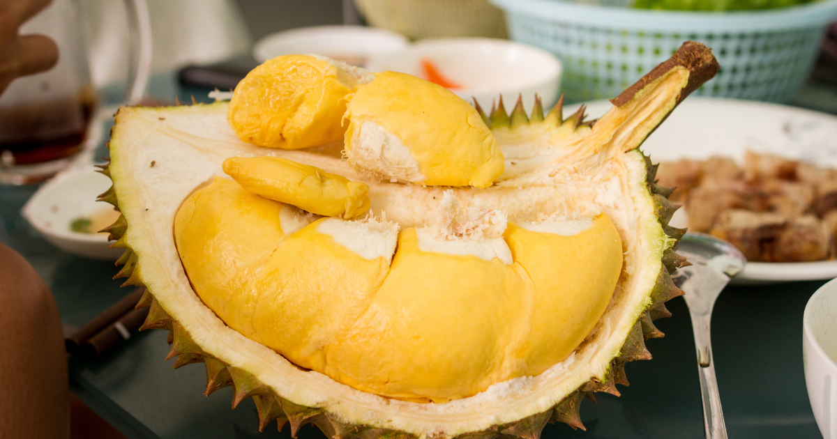 Durian wedge