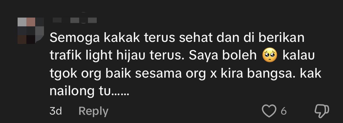 Kind M'sian E-Hailing Driver Refuses To Accept Payment From OKU Passenger, Netizens Touched comment 2