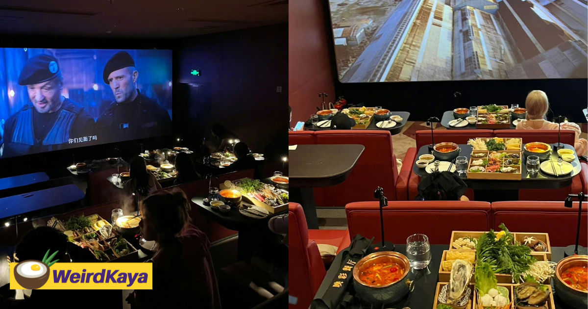 Eating hotpot while watching movie at cinemas is now a thing in china | weirdkaya