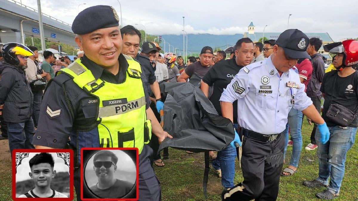 Eddie and his cousin's body hauled by police