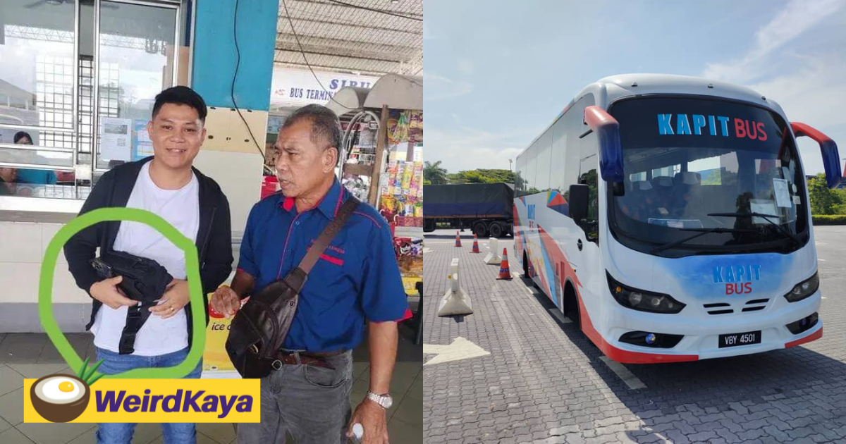 M'sian express driver praised for returning bag to passenger who forgot to take it with him | weirdkaya