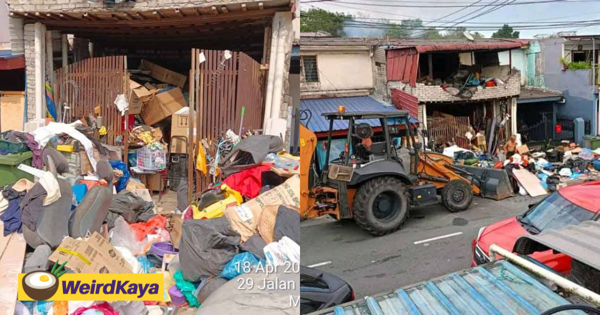 Elderly m'sian man turns house into 'dumpsite' by living with 2 tons of garbage | weirdkaya