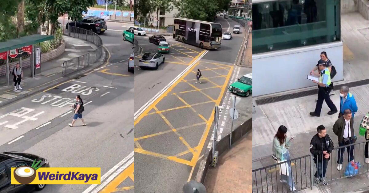 Elderly Woman In Hong Kong Fined RM1,063 For Jaywalking, Sparks Heated Debate | WeirdKaya