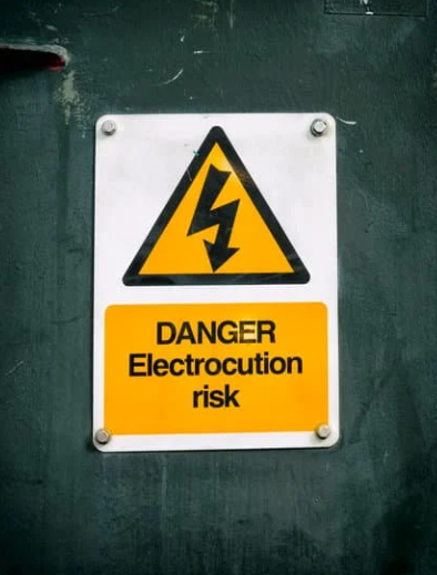Electrocution sign