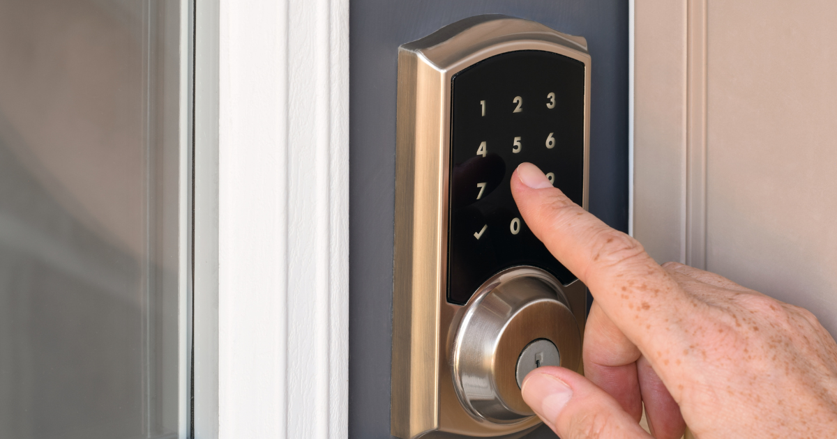 entering password