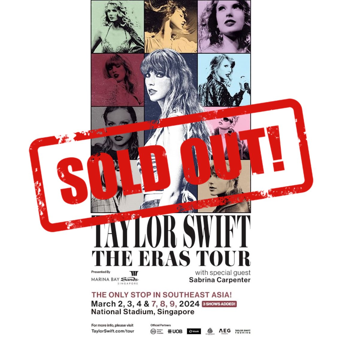 The eras tour poster