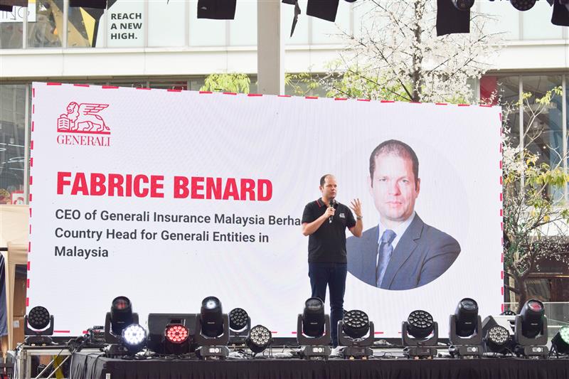 Fabrice benard, chief executive officer of generali insurance malaysia berhad and country head for generali entities in malaysia at the festival del leone in pavilion bukit jalil