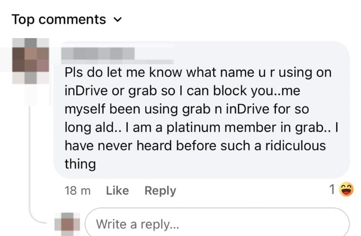 Facebook comment