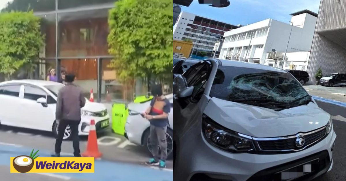 Female Chinese Tourist Lands On Top Of Car After Falling From 9th Floor Of KK Hotel