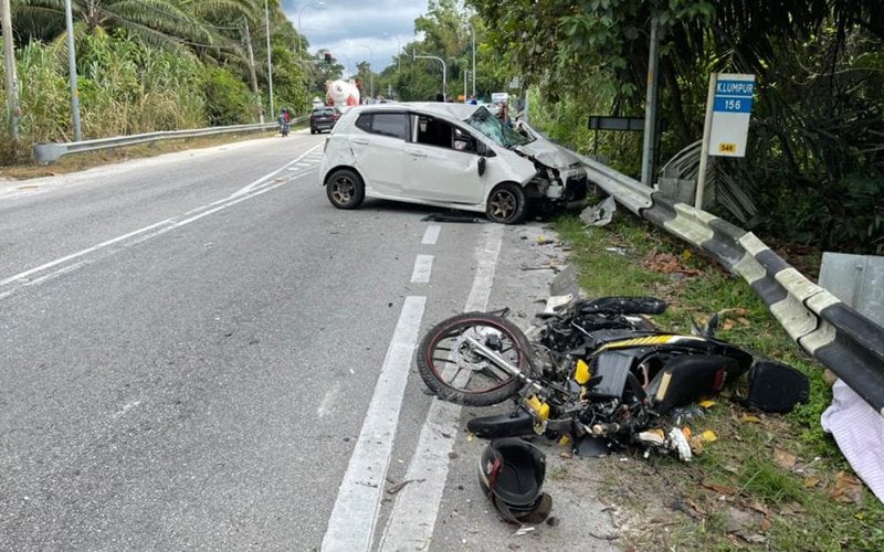 Fatal motorcycle accident in m'sia