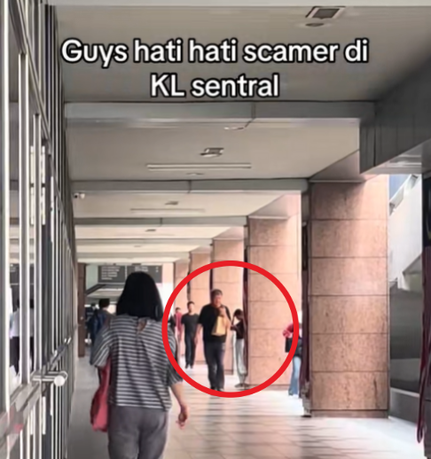 Female scammer at KL Sentral