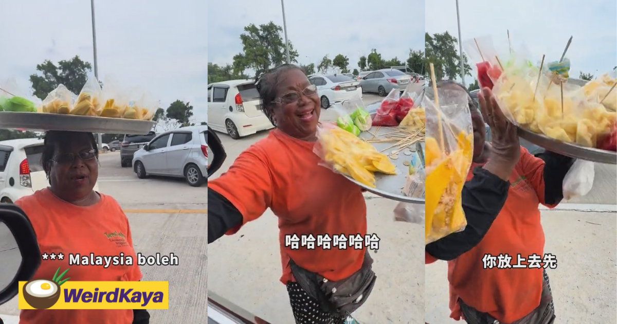 Female thai fruit vendor impresses m'sian man with her hokkien | weirdkaya