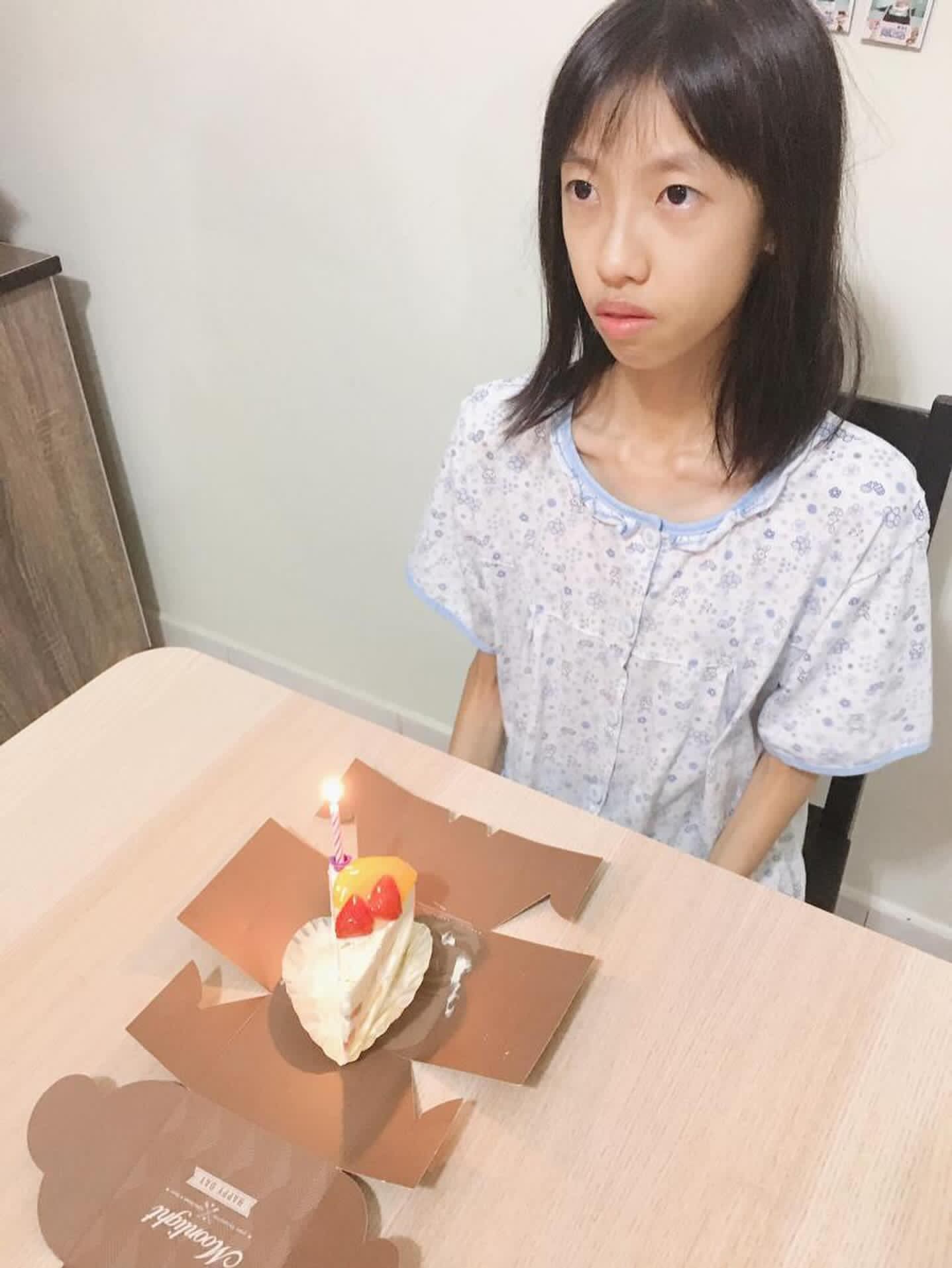Fion unhappy birthday during anorexia