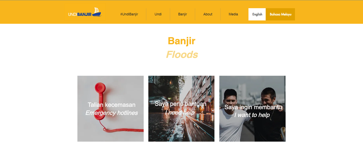 Undibanjir website