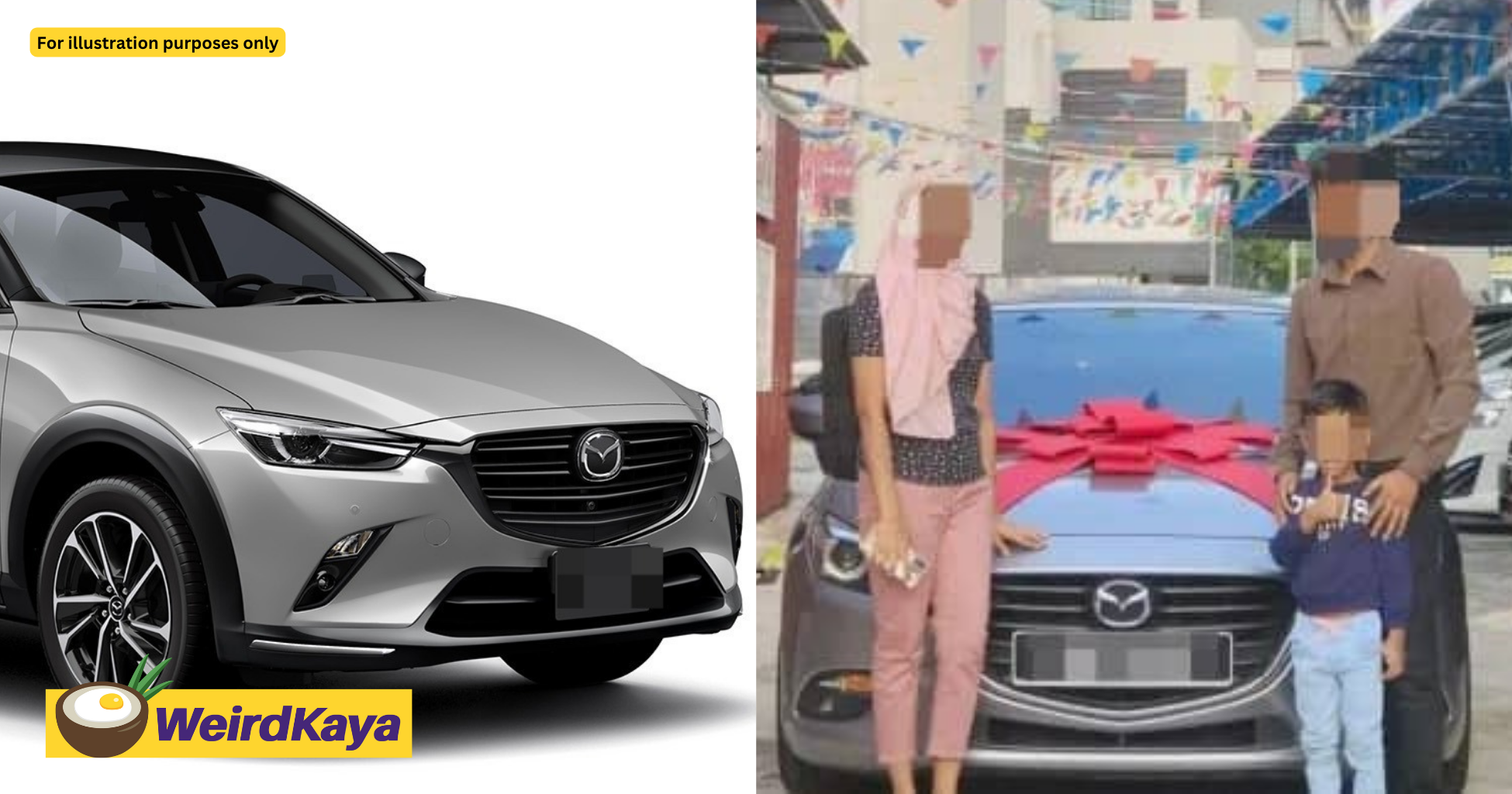 Foreign worker buys mazda in m'sia after bank approves loan in just one day | weirdkaya