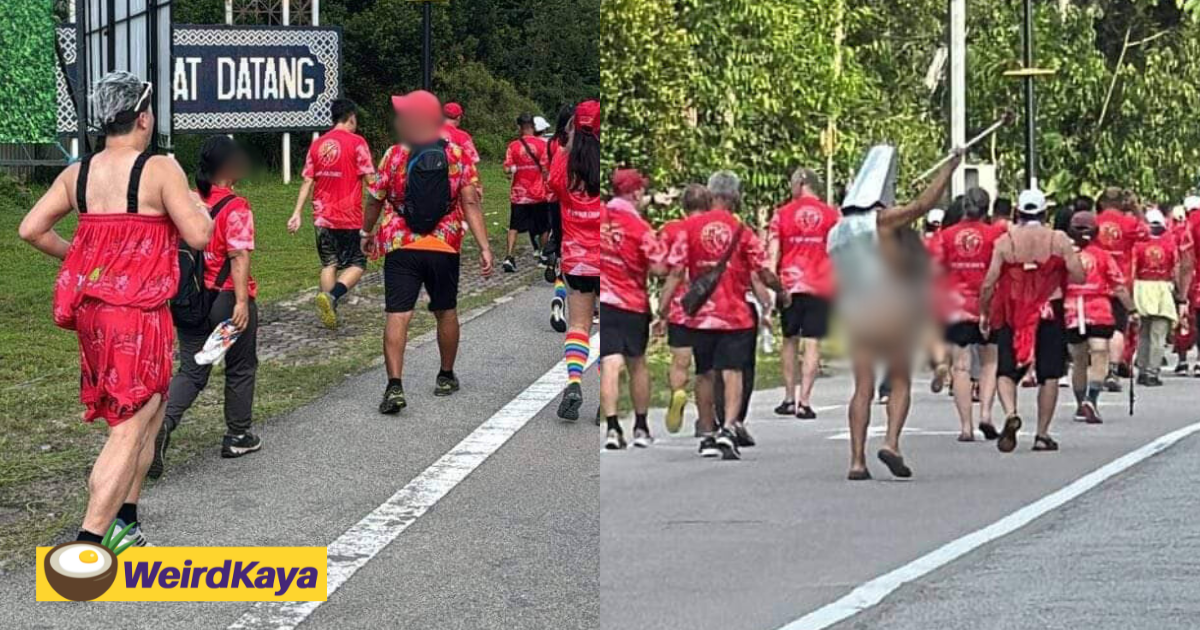 Foreigners seen dressing inappropriately during fun run in johor, gets arrested by police | weirdkaya