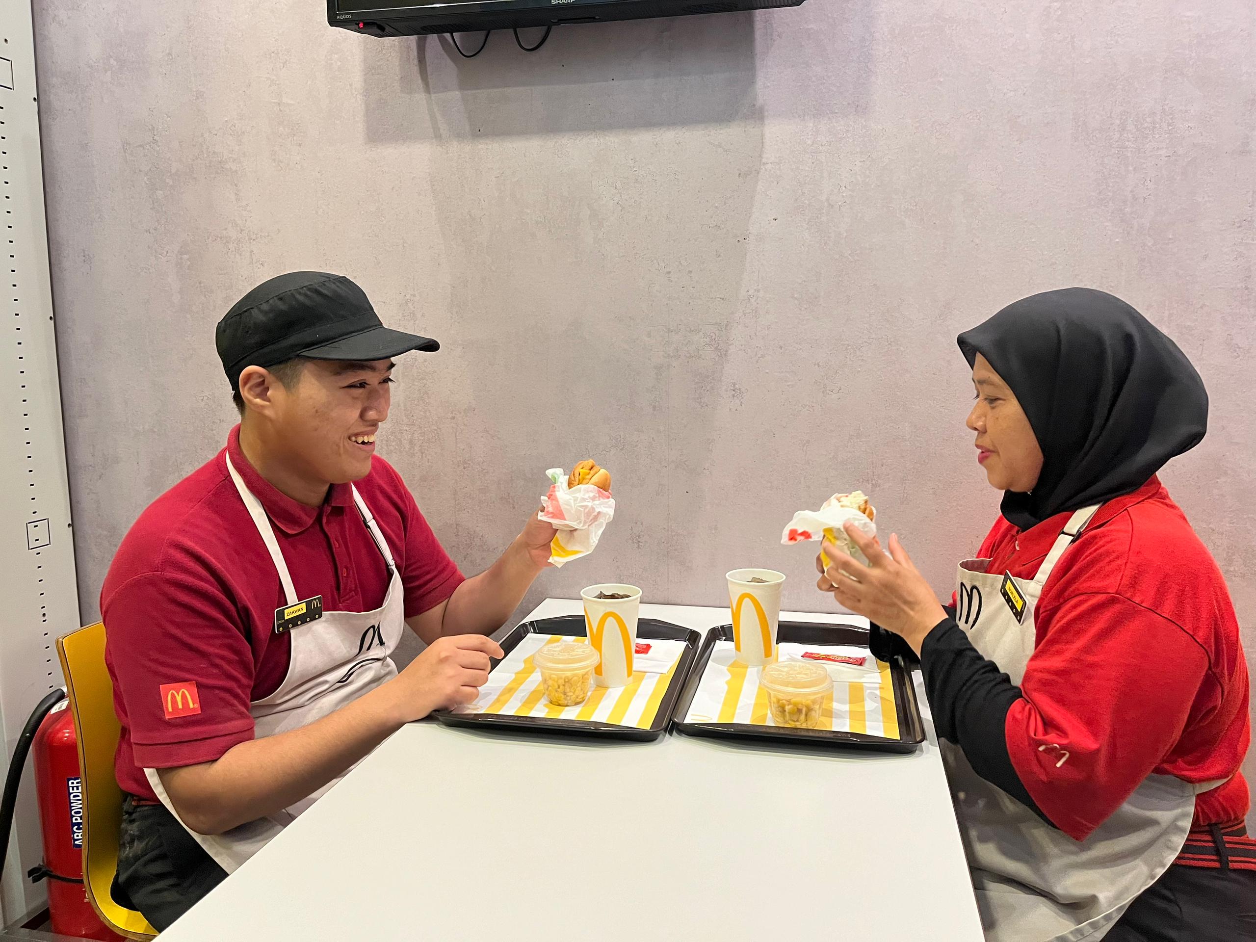 I never imagined mcdonald’s m’sia would change my life but it did and these are my stories - norlela and danial