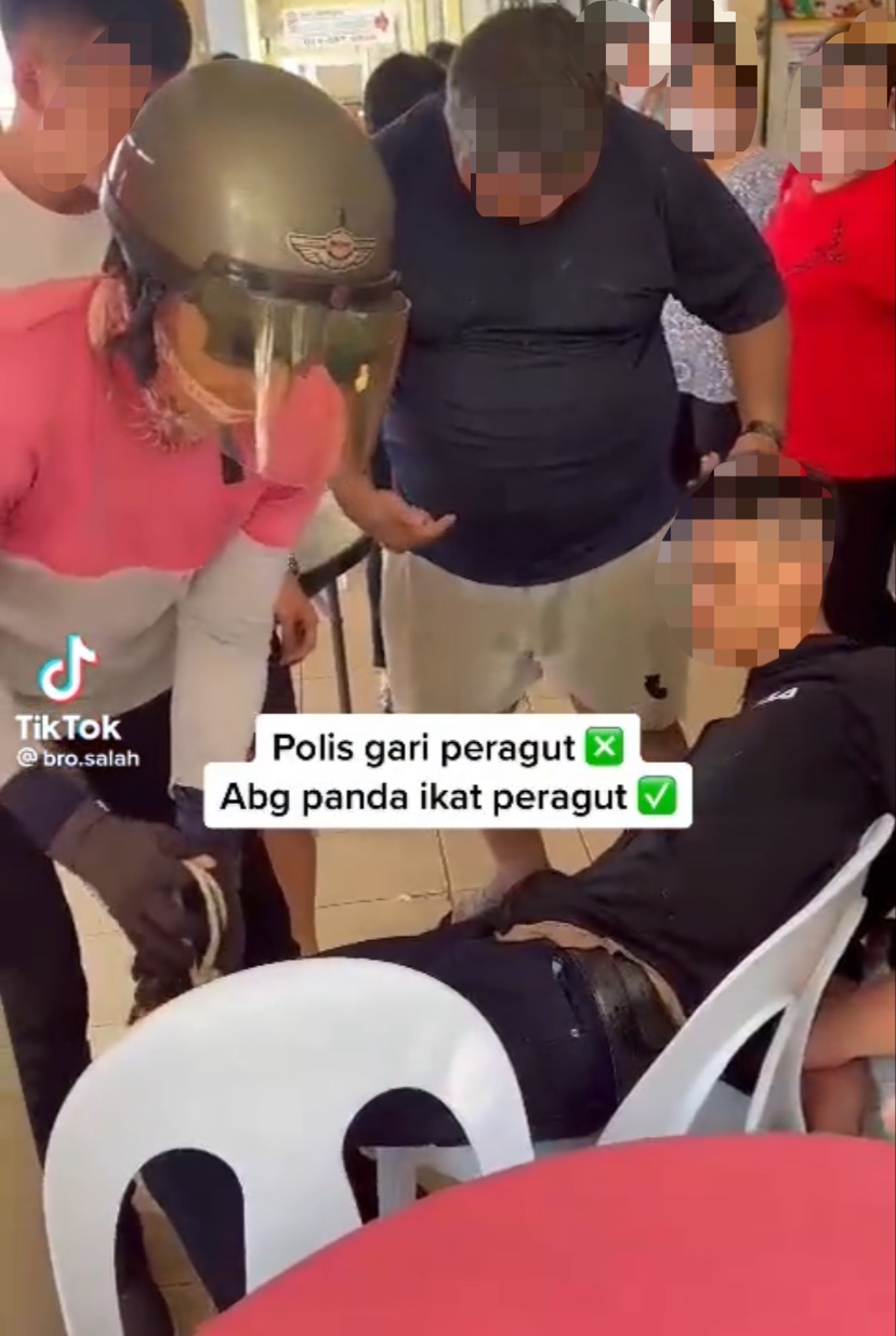 M'sians praised foodpanda rider for his ability to detain a snatch thief