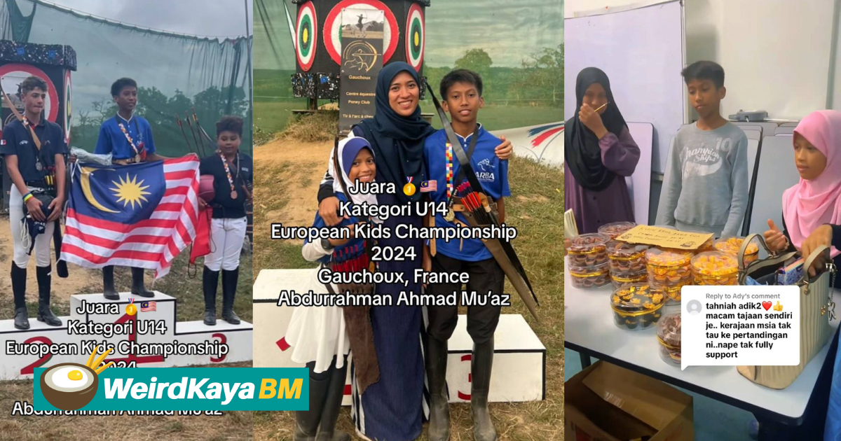 Dua beradik juara memanah berkuda di perancis, akui kumpul dana sendiri dengan jual kuih raya. | weirdkaya