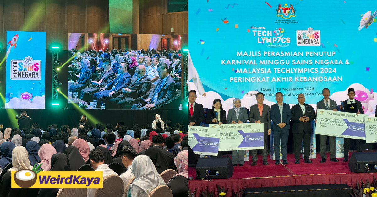 Future Scientists Shine At Malaysia Techlympics 2024 & National Science Week Carnival WeirdKaya