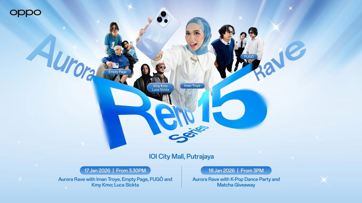 Going To IOI City Mall This Week? You Might Accidentally End Up In OPPO’s Reno15 Roadshow & A 6,000-Balloon Drop