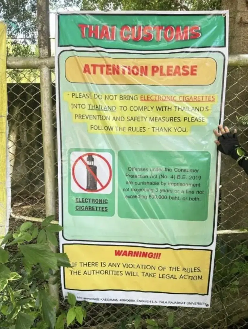 Going To Thailand? Don't Even Think Of Bringing Your Vape, Or You’ll Face Jail Time Or A Fine