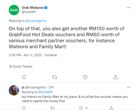 'i feel scammed': m'sians upset at grabpay for turning rm150 epemula credit into vouchers | weirdkaya