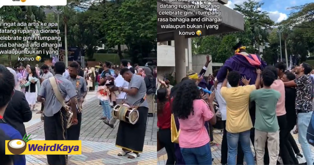 Um graduates celebrate their convocation with indian percussion | weirdkaya