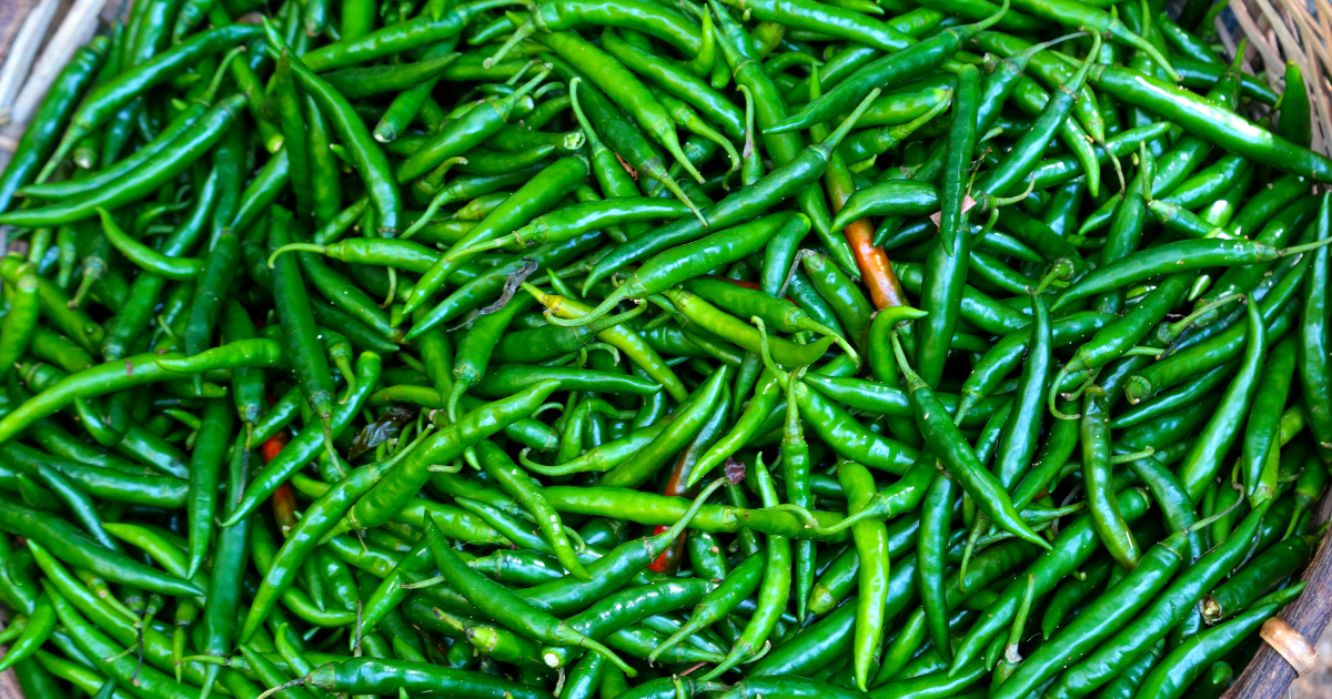 green chillies