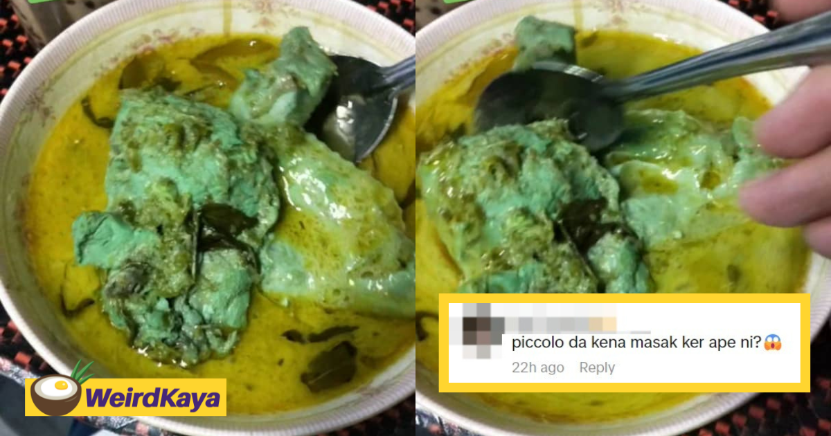 'green like piccolo' - m'sian stunned by green-shaded chicken he bought at ramadan bazaar | weirdkaya