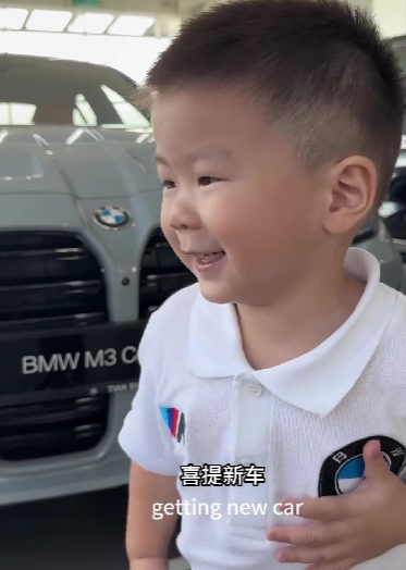 2yo m'sian toddler who went viral for naming car brands gets his chance to be a 'salesman' at bmw | weirdkaya