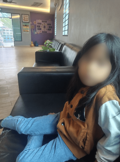 Hayfa at the clinic