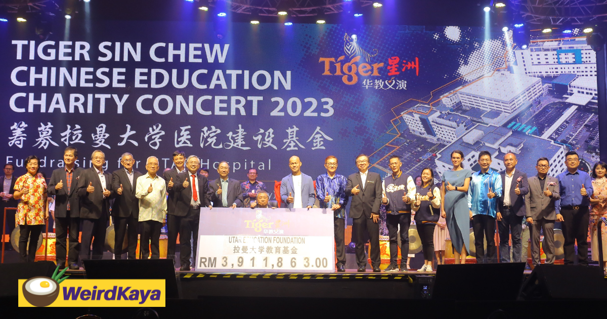 Heineken malaysia’s tiger chinese education charity concert raised rm 3. 9 million for utar hospital | weirdkaya