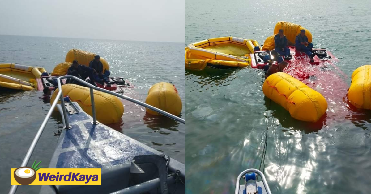 Helicopter crashes into the sea at kuala selangor, 4 crew members rescued | weirdkaya