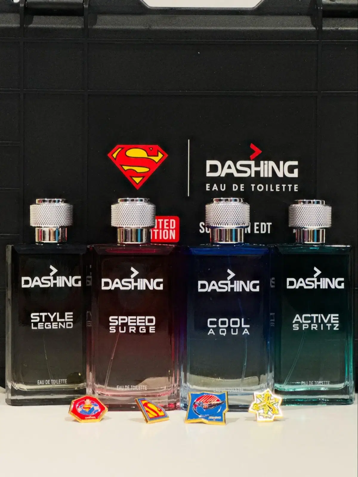 Here’s Your Daily Dose Of Confidence, No Flying Required, Just Spray On DASHING’s Superman EDT