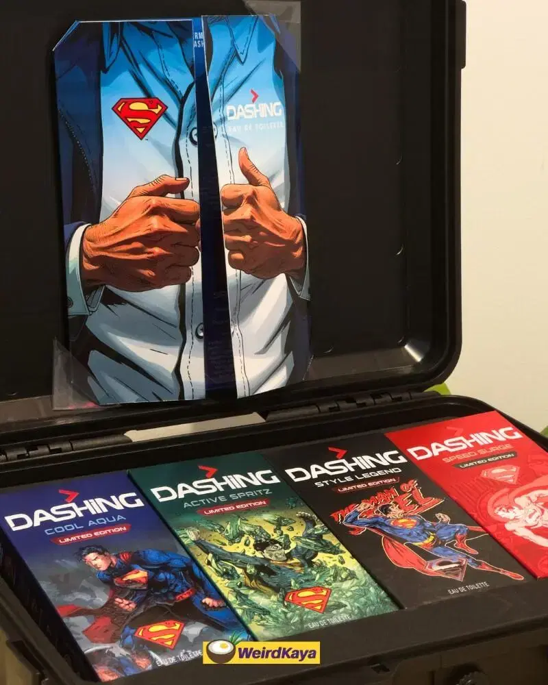 Here’s Your Daily Dose Of Confidence, No Flying Required, Just Spray On DASHING’s Superman EDT