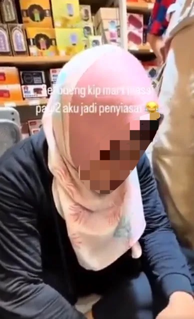 M'sian man shows how he disguised himself in hijab