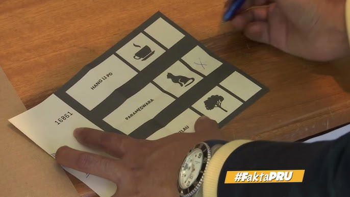 Marking a ballot paper